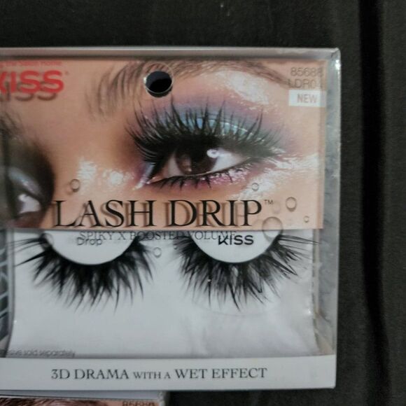 Kiss Lash Drip 3D Drama w/ Wet Effect Spiky & Boosted Lash Lot - Picture 4 of 6